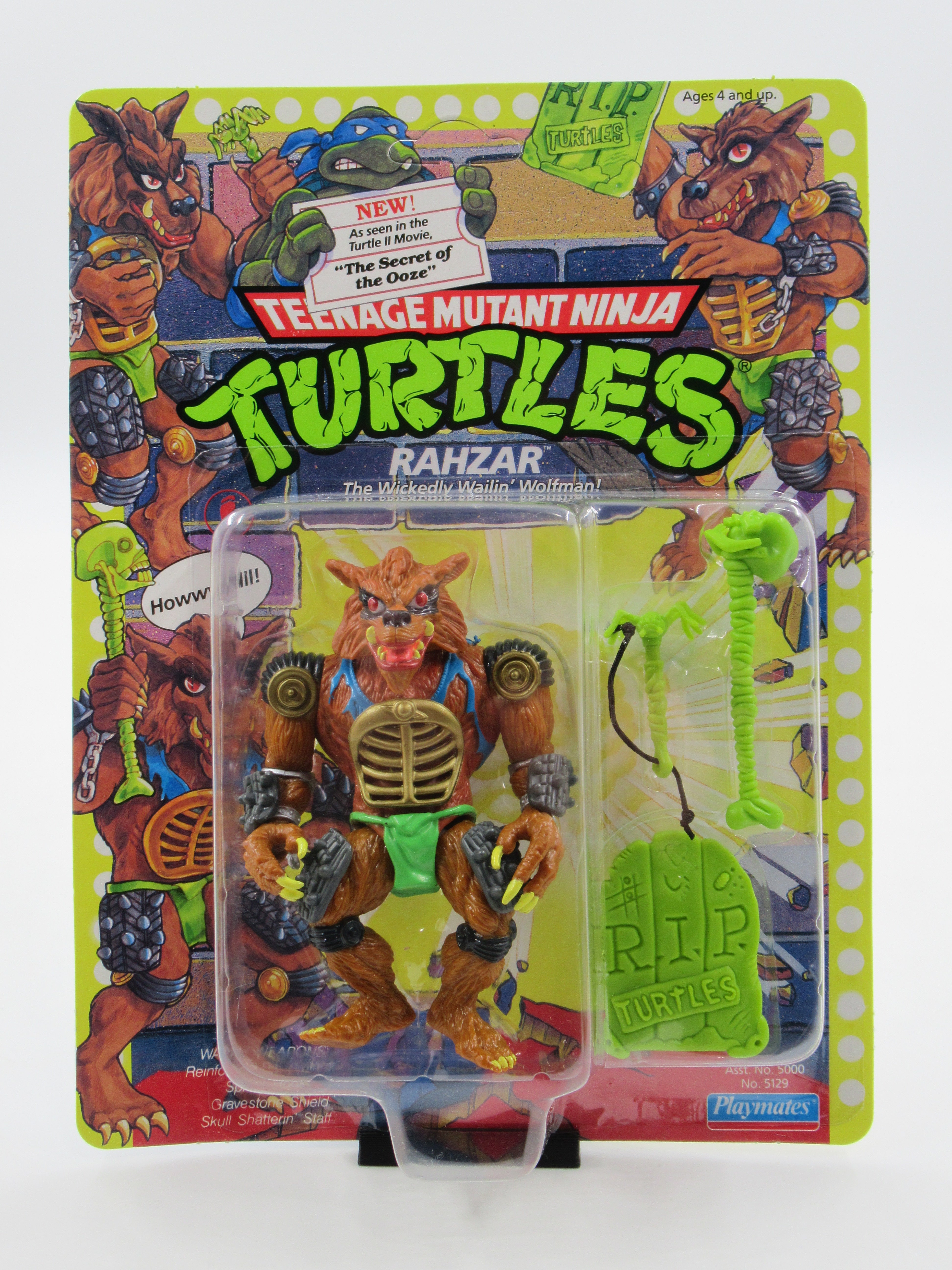 Teenage Mutant Ninja Turtles Rahzar 4.5" Figure TMNTs - Playmates (1991)